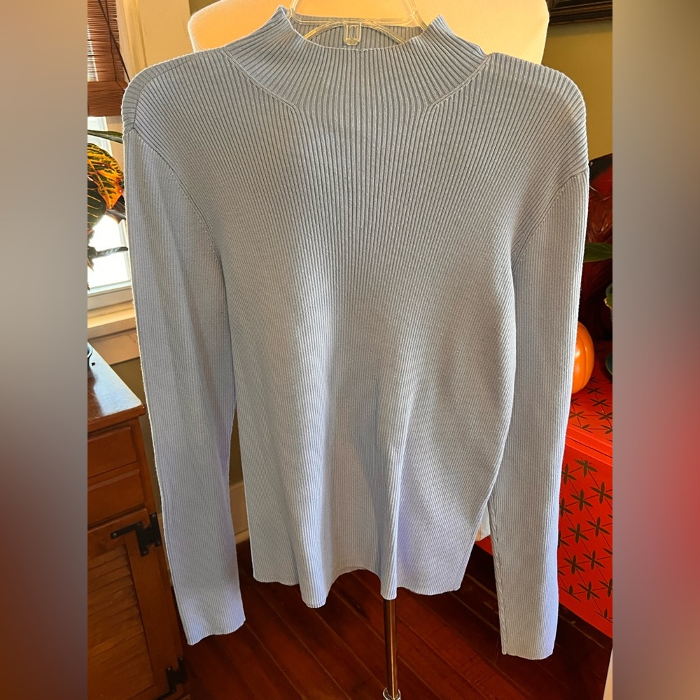 Investments Sky Blue Knit Top